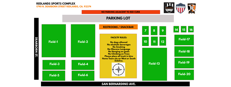 SPRING 2023 FIELD MAP