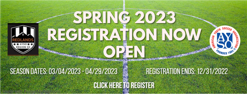 SPRING REGISTRATION IS NOW OPEN
