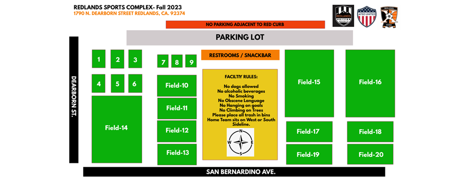 Fall 2023 FIELD MAP