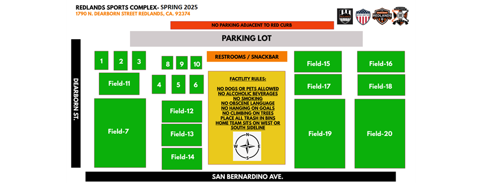 2025 FIELD MAP