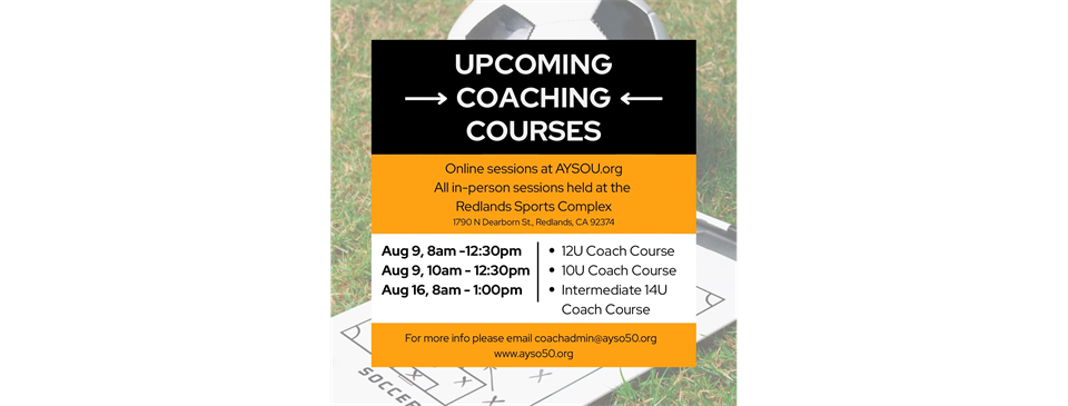Coach & Ref Courses