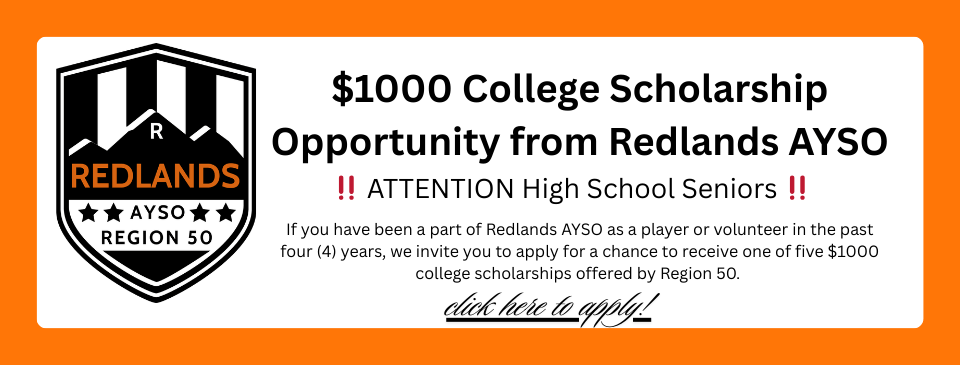 AYSO 2026 Scholarships