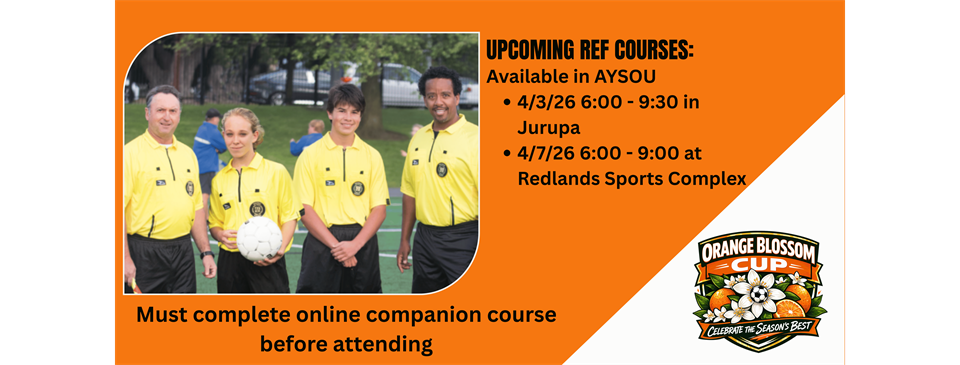 Referee Certification Courses